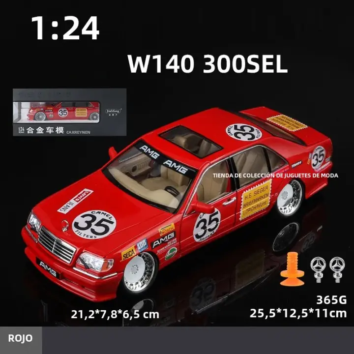 Modelo De Coche De Aleación Escala 1:24 Con Sonido Y Luz Cabeza De Tigre Bens Modificado Juguetes De Decoración Para Niños Regalo - 1