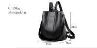 Mochila De Cuero antirrobo para mujer, bolso de de de hombro vintage, mochila viaje alta capacidad, - details 1