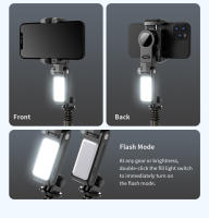 Q18-estabilizador de cardán para escritorio, palo Selfie, trípode con luz de relleno para teléfono móvil iPhone - details 8