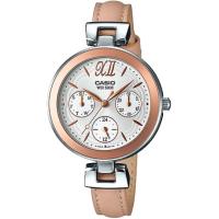 Casio  Ltp-e407l-7avdf Reloj De Pulsera Analógico Con Calendario Para Mujer Color Camel - details 0