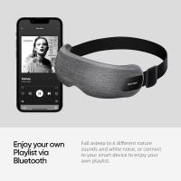 Masajeador ocular, espejo de masaje calentado bluetooth, alivio de migrañas / ansiedad / ojo seco / mejora del sueño / meditación, compresa caliente a temperatura constante de grafeno, pulso de baja frecuencia - details 2