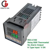 Controlador De Temperatura Digital PID REX-C100 Thermostat Con Salida SSR Relé Para Incubadora Termostato De Huevo 220V - details 1