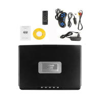 Reproductor de DVD de 9,8 pulgadas, reproductor DVD portátil HDTV ultrafino pequeño, rotación de 270 grados, LCD de pantalla ancha de 9 pulgadas, entrada AV - details 3
