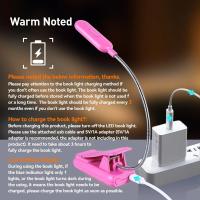 Luz De Libro LED Recargable Mini Portátil Con Protección Ocular Para Lectura Luz De Escritorio Flexible Ajustable PH332 - details 2