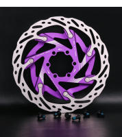 VXM Disco De Freno Bicicleta 160mm MTB Ciclismo Hidráulico Ultraligero Con 6 Tornillos Enfriamiento Hollow Pads Dissipación Fuerte Rotor Flotante - details 15