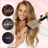 Rizador De Pelo Portátil Cerámico Con Control De Temperatura 2 Velocidades PTC Calentamiento Rápido 5 Modos De Onda Para Cabello Seco Y Húmedo - details 2