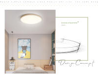 Lámpara De Techo LED Ultra Delgada MARPOU 2.2CM 24W 18W 13W 9W Decoración Moderna Para Dormitorio Sala De Estar Cocina 110V 220V - details 1