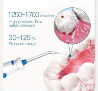 Irrigador Oral De Escritorio 600ML Con Gran Tanque De Agua Limpieza Dental Con 7 Punzantes De Agua Para Familia Sarmocare - details 5