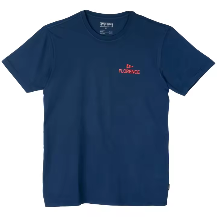 Camiseta de Manga Corta Florence Marine X Crew T-Shirt para hombre en color azul - 1