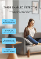 Sensor De Movimiento PIR Inteligente Tuya Zigbee Detector De Movimiento Humano Para Seguridad Alarme De Intrusos Control Remoto Por APP Compatible Con Alexa Google Home - details 3
