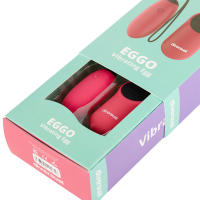 DIVERSUAL EGGO HUEVO VIBRADOR CON CONTROL REMOTO COLOR CEREZA CARGA USB JUGUETES SEXUALES - details 0