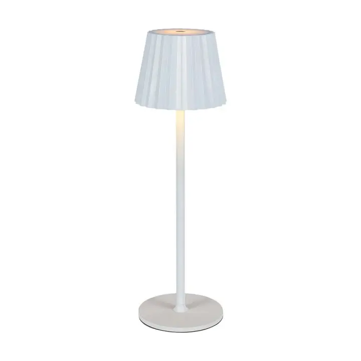 Lámpara de mesa LED 1.5W Blanco Recargable USB  Touch Regulable 3en1 3EN1 VTAC - 1