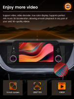Reproductor Multimedia MP5 De 5'' 1 DIN Pantalla Táctil Android Auto Wireless CarPlay USB Navegación GPS Para Coche Universal - details 14