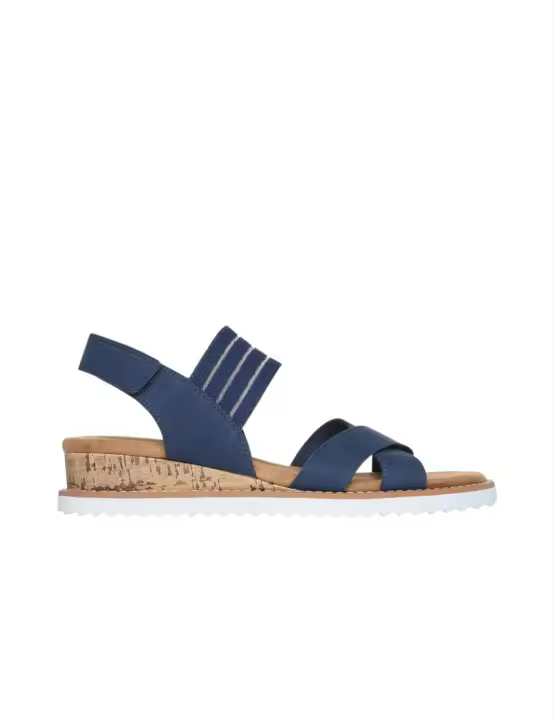 SKECHERS SANDALIA DESERT KISS 114130 NVY MUJER - 1