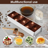 Parrilla Para Tarta Rectangular Antideslizante Molde Para Tiramisú Y Queso Cheesecake De Aleación De Aluminio Herramientas De Hornear Para Postres - details 5