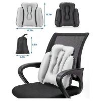 Cojín De Apoyo Lumbar Inflable Para Asiento De Coche Alivio Del Dolor De La Sciatica Soporte De Viaje MEXiZE - details 5