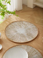 2/4/6/8pcs Matrículas De Jute Bohemio Redondas Para Decoración De Mesa Diámetro 15 Pulgadas Ecológicas Clásicas - details 3