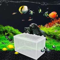 Caja De Criador De Peces Con Red Y Ventosas Para Acuario Caja De Incubación De Juveniles De PP+Malla Tamaño Pequeño 16x14x15cm Tamaño Grande 26x15x16cm - details 6