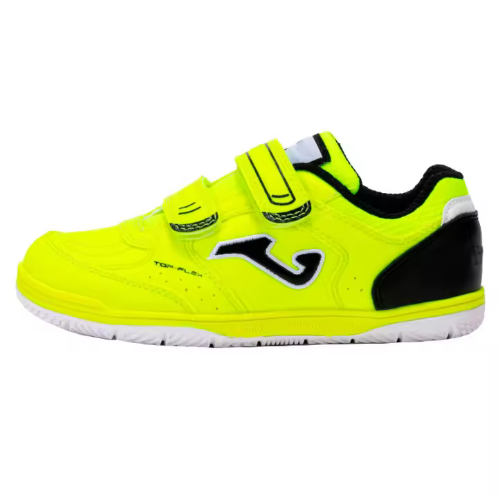 JOMA TOP FLEX JR 2509 INDOOR AMARILLO FLÚOR ZAPATILLAS FUTBOL NIÑO futbol sala - 1