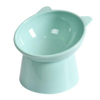 Tazón De Alimentos Para Gatos Con Soporte Elevado Protege El Cuello Del Perro Alimentos Y Agua Para Mascotas Suministros De Plástico Forma Redonda - details 3