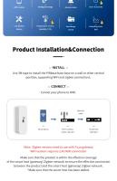 Sensor De Temperatura Y Humedad Zigbee Tuya Para Interior Compatible Con Alexa Google Home Assistant Gateway Zigbee - details 2