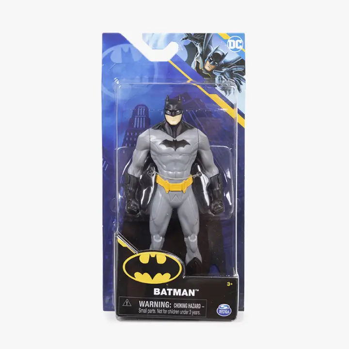 SPIN MASTER DC - Figuras Acción - Batman -  Articulada 15 cm - Juguetes  Superhéroes - Regalo para fans y coleccionistas  del universo DC Comics  - Produto Oficial - Edad recomendada mayores de 3 años - 1