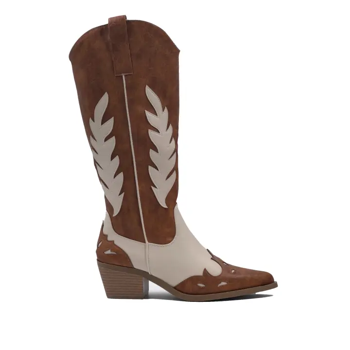 JZ Hermanos Botas estilo western con tacón para mujer | Miravia