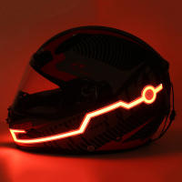 Pegatina Reflector LED Fría Autoadhesiva Para Casco De Motocicleta Y Ciclismo Decoración Impermeable Modificada Material De Poliéster Unisex - details 0