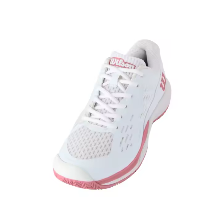 Zapatillas de Pádel Wilson Rush Pro Ace JR White/White/Mauveglow 2025 - 1