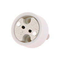 Soporte De Lámpara Blanca Convertidor Adaptador De Punta G4 GU5.3 GY6.35 Para Bombilla LED Halógena De Calidad Superior Cerámica GU10 a MR16 - details 5