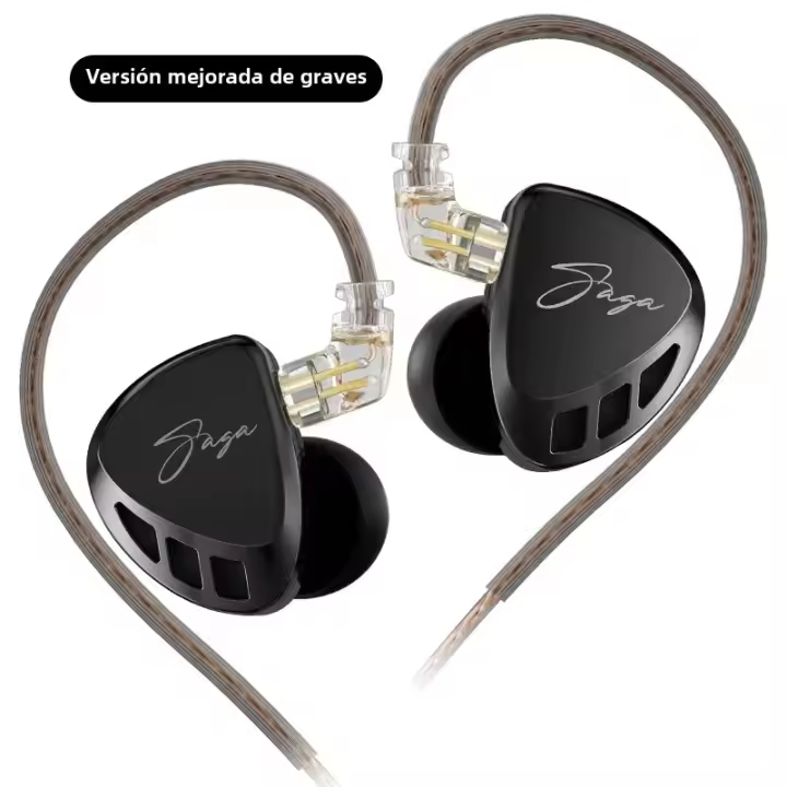 KZ Saga Auriculares Inalámbricos De Cables De Alta Calidad Con Altavoces Dinámicos Y Cable Desmontable Para Escenario Y Monitores - 1