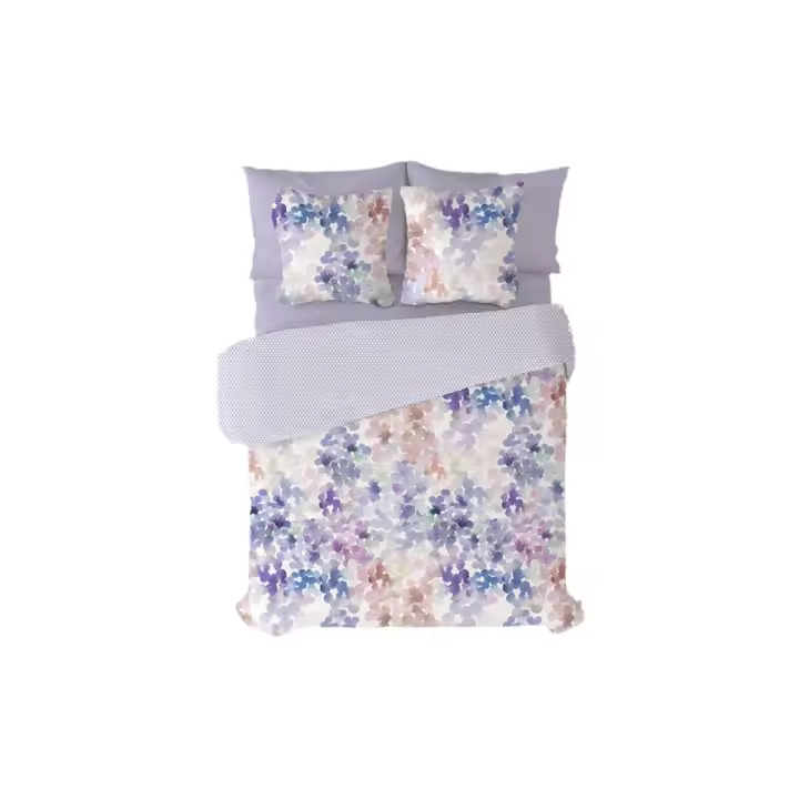Juego de funda nórdica Pierre Cardin SARA Malva Cama de 90 3 Piezas - 1