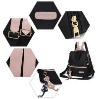 Mochila Casual Para Mujer Impermeable De Nylon Multifuncional Con Gran Capacidad Y Antirrobo Estilo Escolar Bolso De Hombro - details 9
