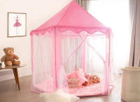 Carpa Grande Para Niños Juego De Princesa Torreón De Juguetes Para Interior Y Exterior Casa De Juegos Con Piscina De Bolas Para Bebés - details 2