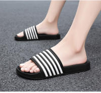 Zapatillas De Hombre Y Sandalias De Mujer Con Rayas Para La Piscina Sandalias De Playa De Tamaño Grande No Slip Para El Hogar - details 6