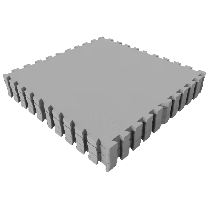 Gorilla Sports Juego de 8 baldosas sin bordes de 60x60x1,2cm cada unidad - 1