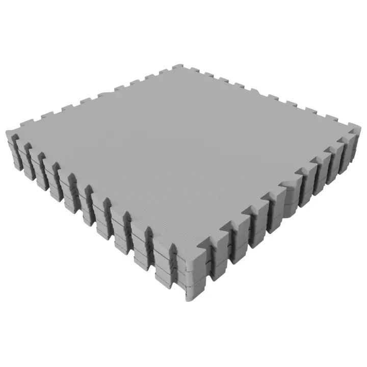 Gorilla Sports Juego de 8 baldosas sin bordes de 60x60x1,2cm cada unidad - 1