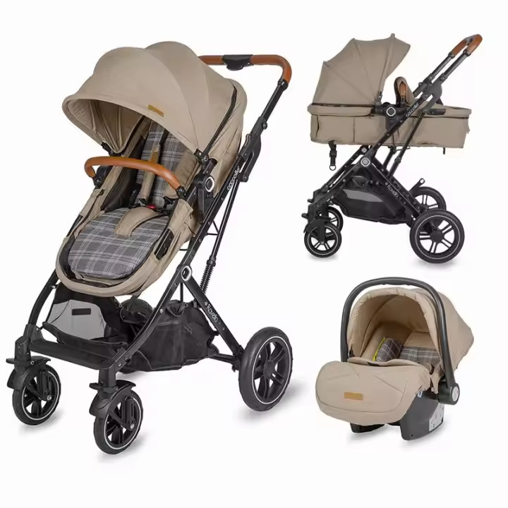 Carrinho de bebé 3 em 1 Ravello Safari Beige - 1