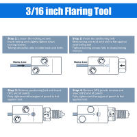 Juego De Herramientas Para Expansión De Tubo De Cobre De Freno Para Coche Motocicleta Y Camión Accesorios De Mantenimiento De Línea De Freno 3/16inch SAE Riveter Reamers - details 6