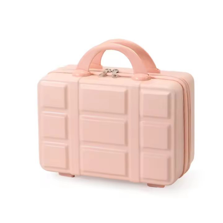 Maleta retro portátil de 14 pulgadas para equipaje, estuche para cosméticos, maleta pequeña, mini maleta de recuerdo de 16 pulgadas, caja de contraseña liviana, caja de viaje - 1