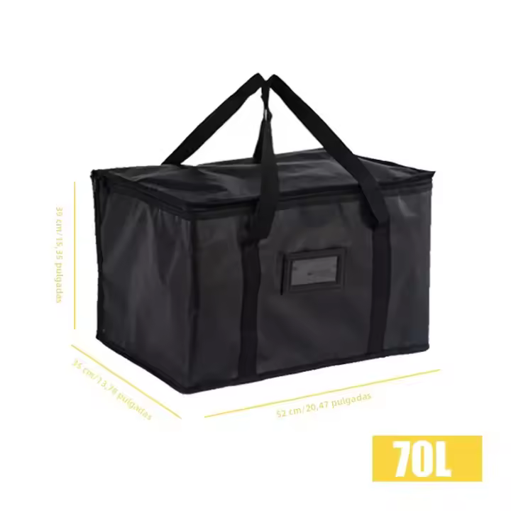 Bolsa Térmica Aislada Para Almuerzos Y Camping Grande Con Caja De Bebidas Y Alimentos Estuche De Almacenamiento Térmico Para Picnic - 1