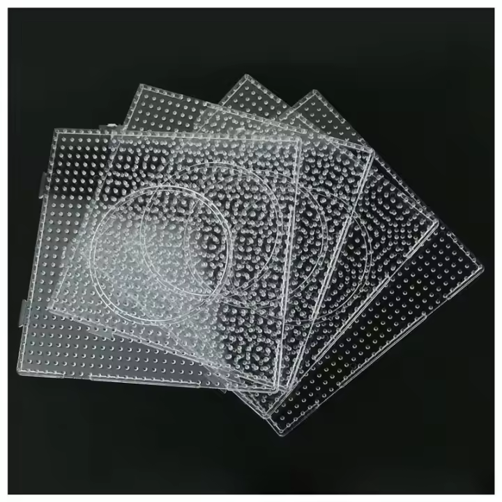 Plantillas De Rompecabezas Para Niños De Tamaño Grande Con Perlas De 5mm Pegboards De Bola De Fusión DIY Puzzles De Plástico PVC Para Edad Superior a 12 Años - 1