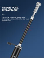 Pump De Bicicleta Portátil West Biking 160PSI Alta Presión Con Tubo De Aluminio Inflador De Ruedas MTB Y Carretera Para Valvulas Schrader Presta - details 6