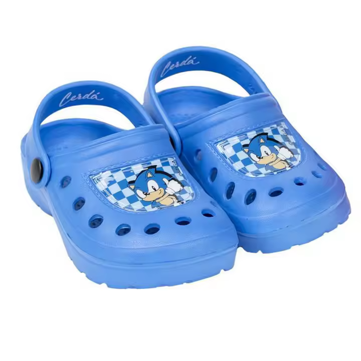 Zuecos Clogs Sonic Race Azul Niño 76539 - 1