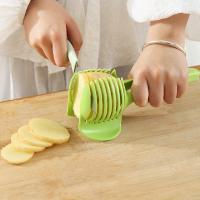 Cortador De Tomates Y Limones Multifuncional Con Mango Divisor De Frutas Para El Hogar Material Plástico Estilo Moderno Minimalista - details 4