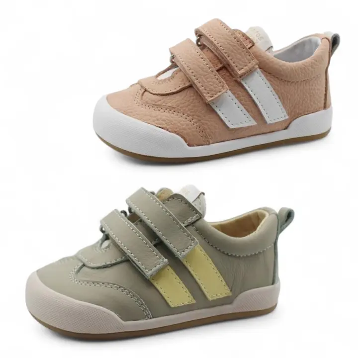 Blanditos by Crios Modelo Milan. Calzado Respetuoso estilo Deportivo Zapato Barefoot de Piel con Doble Ajuste Adhesivo. - 1