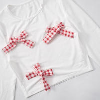 Conjunto De Vestido Y Mini Falda Cutenova 2024 Nueva Colección Con Lazo En La Cintura Y Estampado De Cuadros Para Mujer Joven Estilo Dulce Y Sobrio - details 12