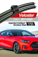 LimpiaParabrisas Antiglacial Para Hyundai Veloster 2011-2023 Plegable Boneco Natural De Goma Accesorios Para Ventanas Delanteras 2 Piezas - details 0
