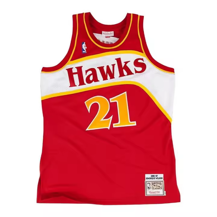 Camiseta Dominique Wilkins Atlanta Hawks 1986 - 1