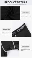 Leggings Deportivos Para Hombre Quick-drying Estirado Fitness Entrenamiento De Baloncesto Compresión Shorts De Invierno - details 5